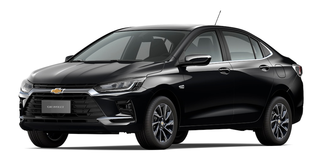Sedan Onix Plus Premier cor Preto Ouro Negro