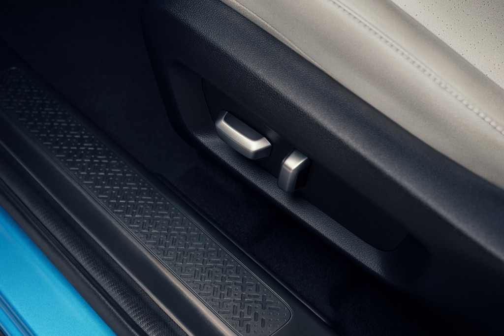 Os puxadores do Spark EUV foram projetados para oferecer conforto e praticidade