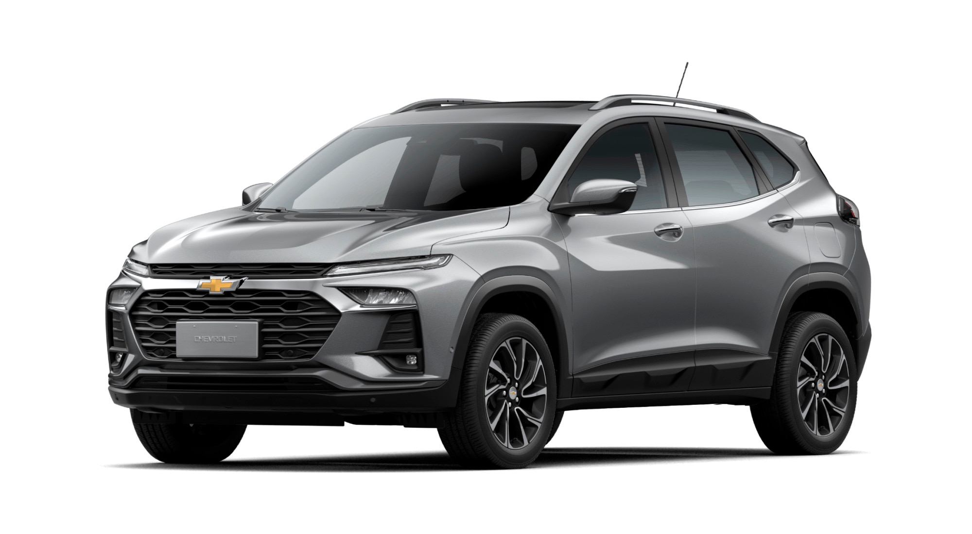 Chevrolet Tracker Versão Premier AT Turbo cor Prata Shark